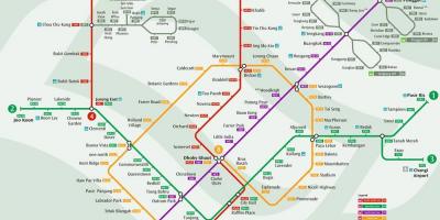 Система MRT на картата