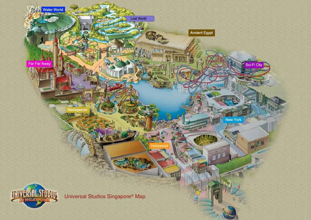 курорти в света sentosa картата
