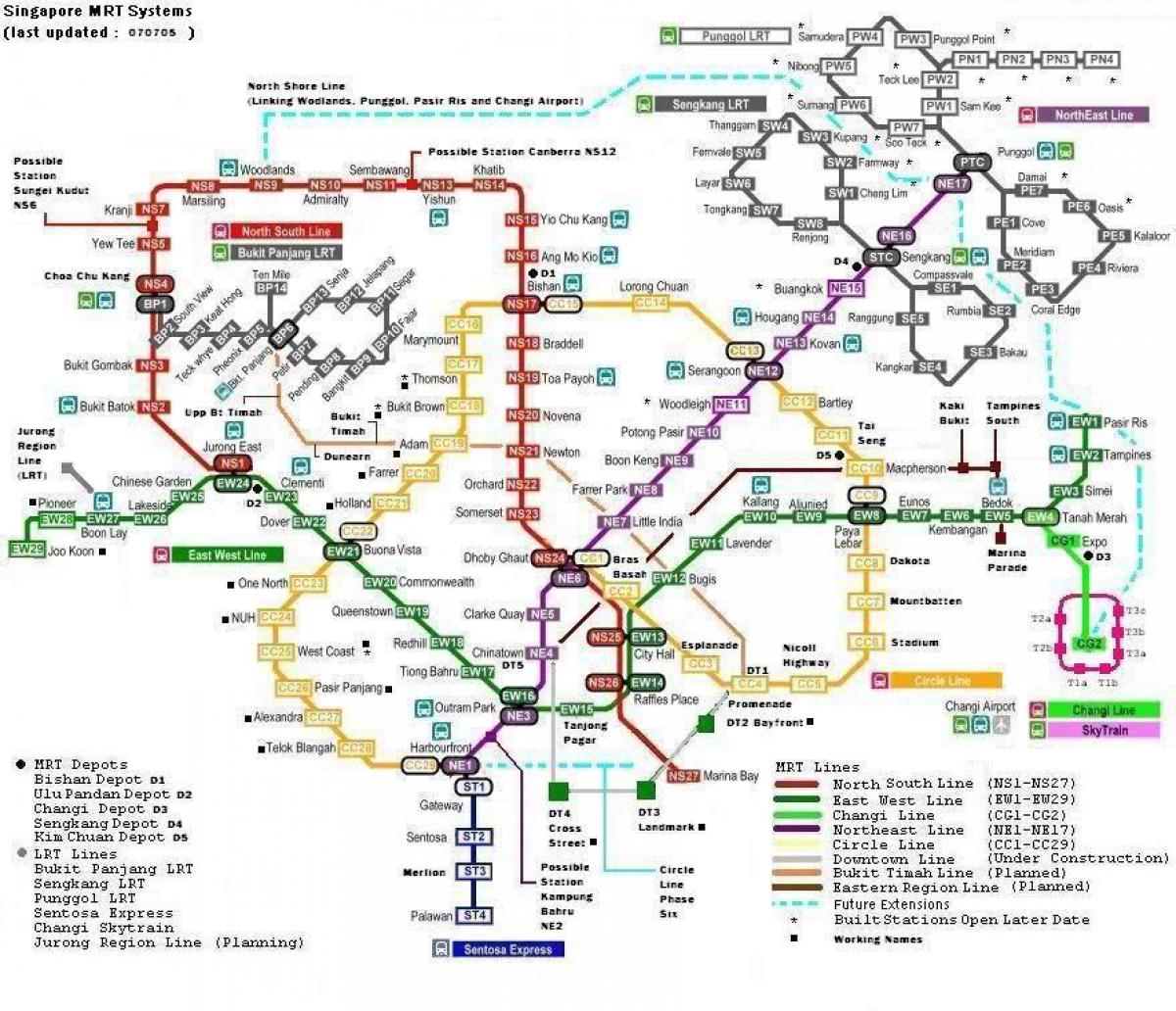 метрото 7 станции картата