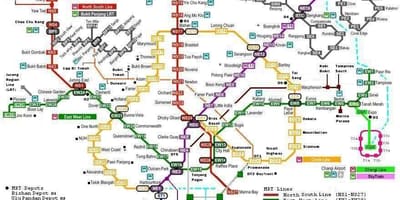 Метрото 7 станции картата