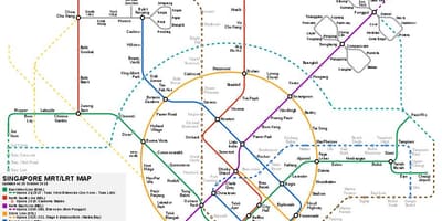 Сингапур Сингапур картата