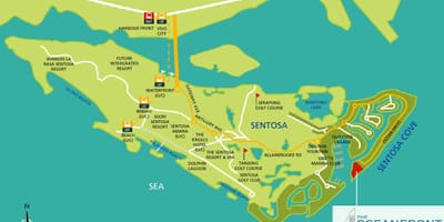 Карта sentosa
