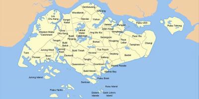 Карта на Сингапур още