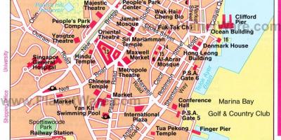 Чайнатаун Сингапур карта