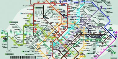 Бъдещето на метрото на картата на Сингапур