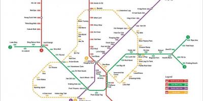 Станция на метрото е на картата на Сингапур